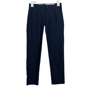 Johnnie-O Navy Blue Performance Tapered Straight Leg Athletic Pants